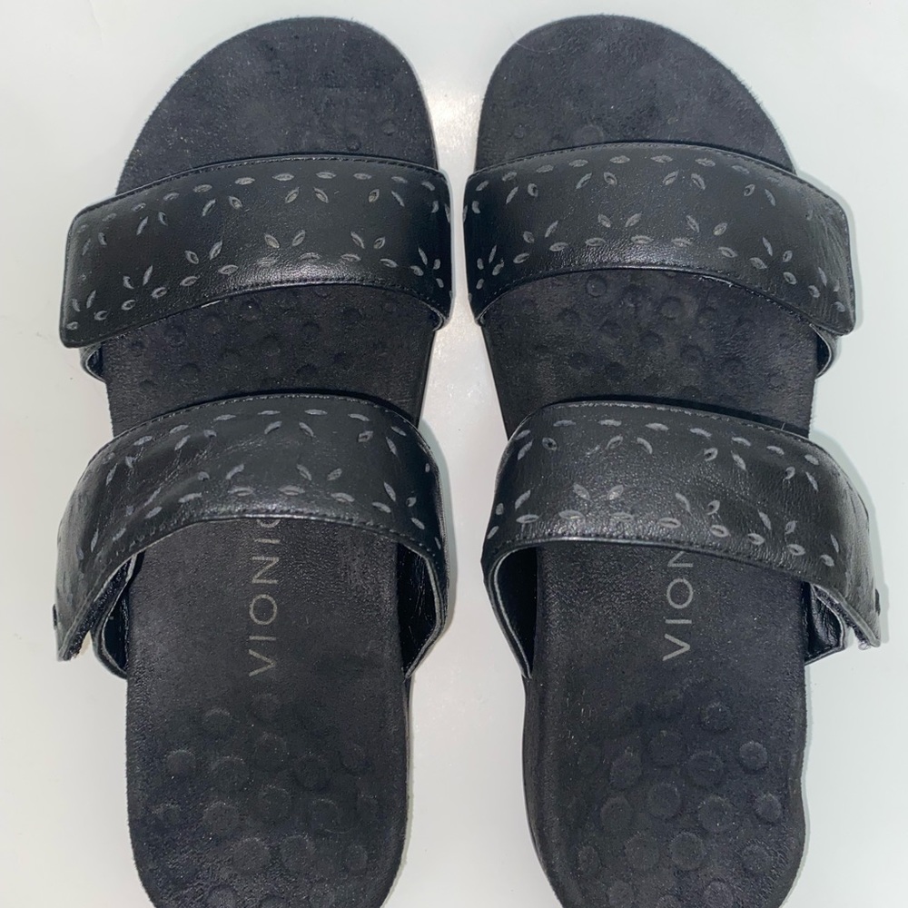Vionic Women RANDI Slide Sandals Black
